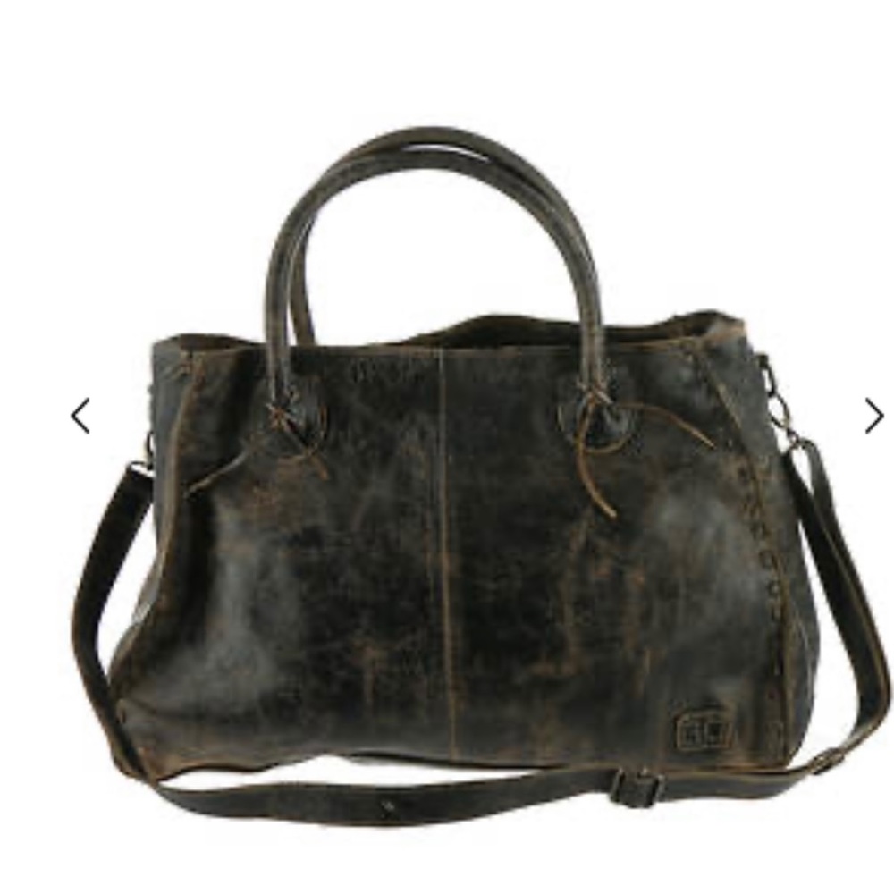 BedStu Rockaway Large Leather Bag
